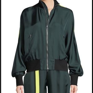 Robert Rodriguez silk track jacket